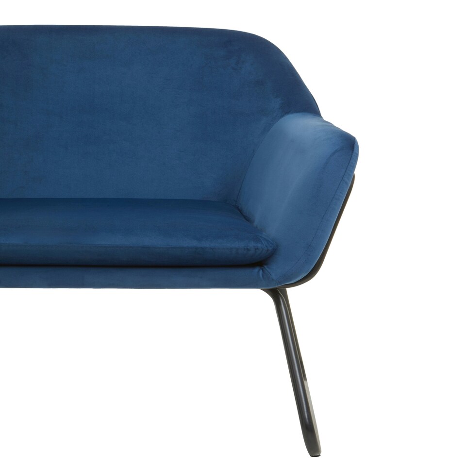 image 1 of Interiors by Premier Midnight Velvet Black Base Armchair, Easy Care Velvet Chairs, Indoor Dining with Velvet Dining Chair