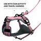 image 10 of HugglePets Activity & Travel Dog Harness | Pink | XL