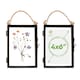 image 1 of Nicola Spring Hanging Metal Photo Frames - 4" x 6" - Black - Pack of 2 | Black | Black | One Size