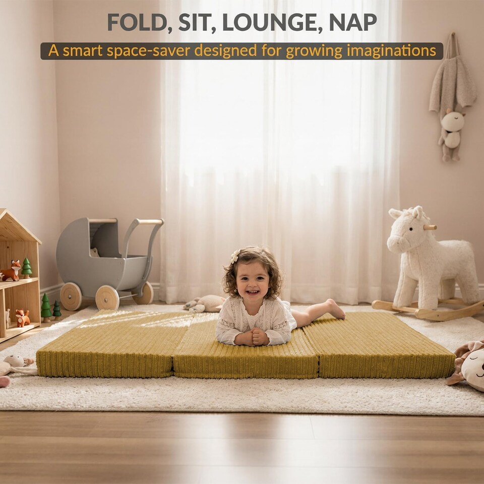 image 1 of Cord Tri-Fold Mattress Z Bed Futon Sofa Chair Mattress