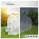 image 5 of Aluminium greenhouse, UV-resistant, 185x250x195cm
