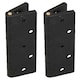image 1 of Black Reinforced Nylon Plastic Hinge 67x102mm Italian Made Industrial Quality 2PK Black