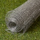 image 6 of 4m x 90cm of 13mm Chicken Wire Mesh Netting for Gardens / Pets / Ponds | Silver | Silver | 1