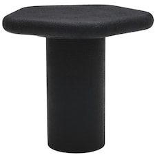 Udaipur Pentagon End Table Black