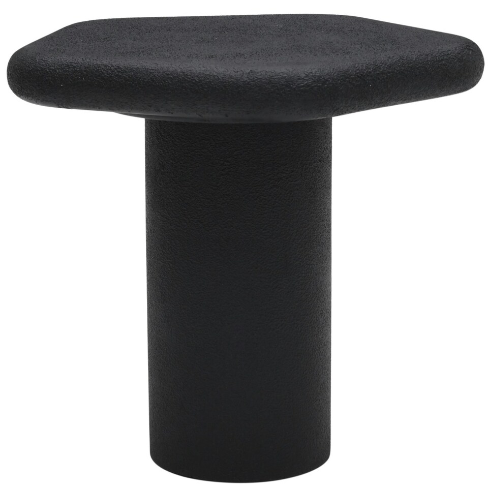 image 1 of Udaipur Pentagon End Table Black