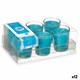 image 1 of Scented Candle Set Acorde 48-E-AR Ocean Glass (12 Units) N/A