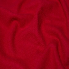 Minerva Core Range Red 100% Pure Boiled Wool Coating Fabric for Dressmaking, 140cm / 55" Wide - per metre