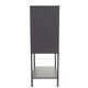 image 4 of Interiors by Premier Adjustable Two Door Grey Cabinet With Shelf, Sleek Design Bedorom Cabinet, Versatile Storage Shelving Cabinet Grey