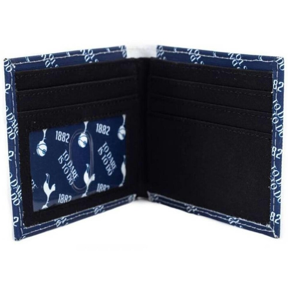 image 1 of Tottenham Hotspur FC Crest Bi-Fold Wallet - Blue/White - One Size