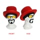 image 5 of 90's Rapper Set - Top Hat, Beanie, Glasses, Goatee, Chain and Cane | Multi | One Size