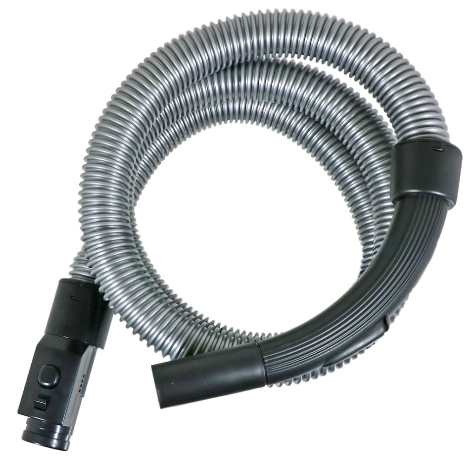 image 1 of SPARES2GO Hose for Morphy Richards 980563 980571 Bagless Cylinder Vacuum Cleaner (2m) Grey