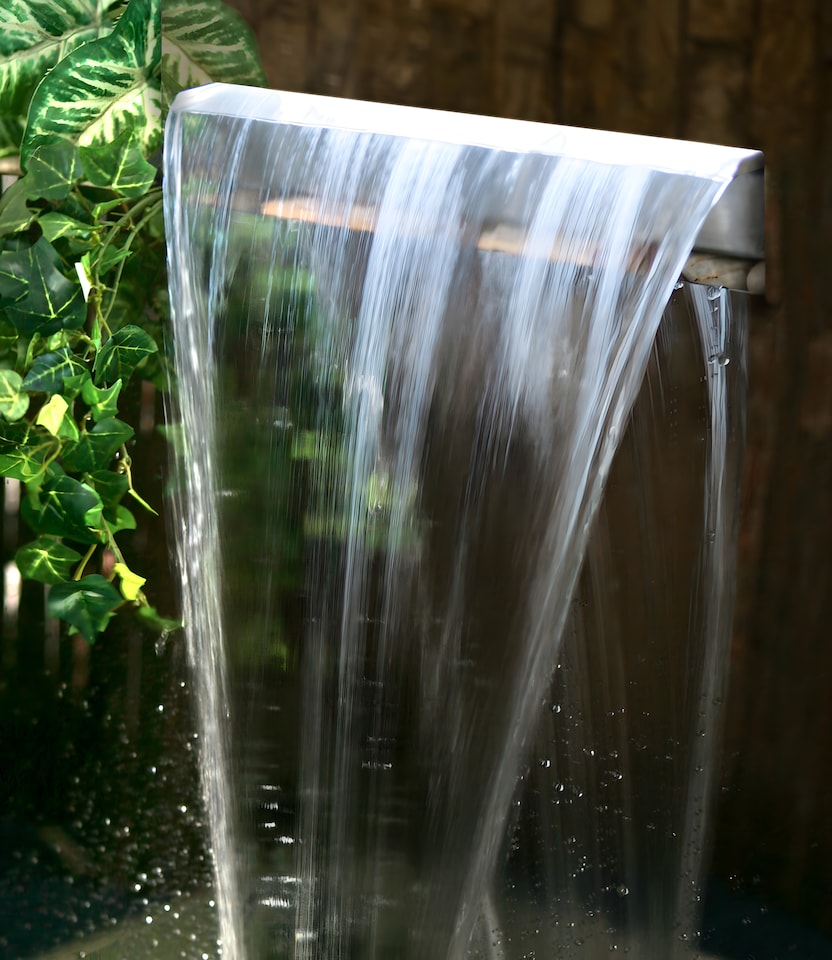 image 1 of Stainless Steel Waterfall Blade Cascade - Sheer descent - Rear Supply L45cm
