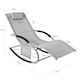 image 3 of SoBuy OGS28-HGx2,Set of 2 Outdoor Garden Rocking Sun Lounger Recliner