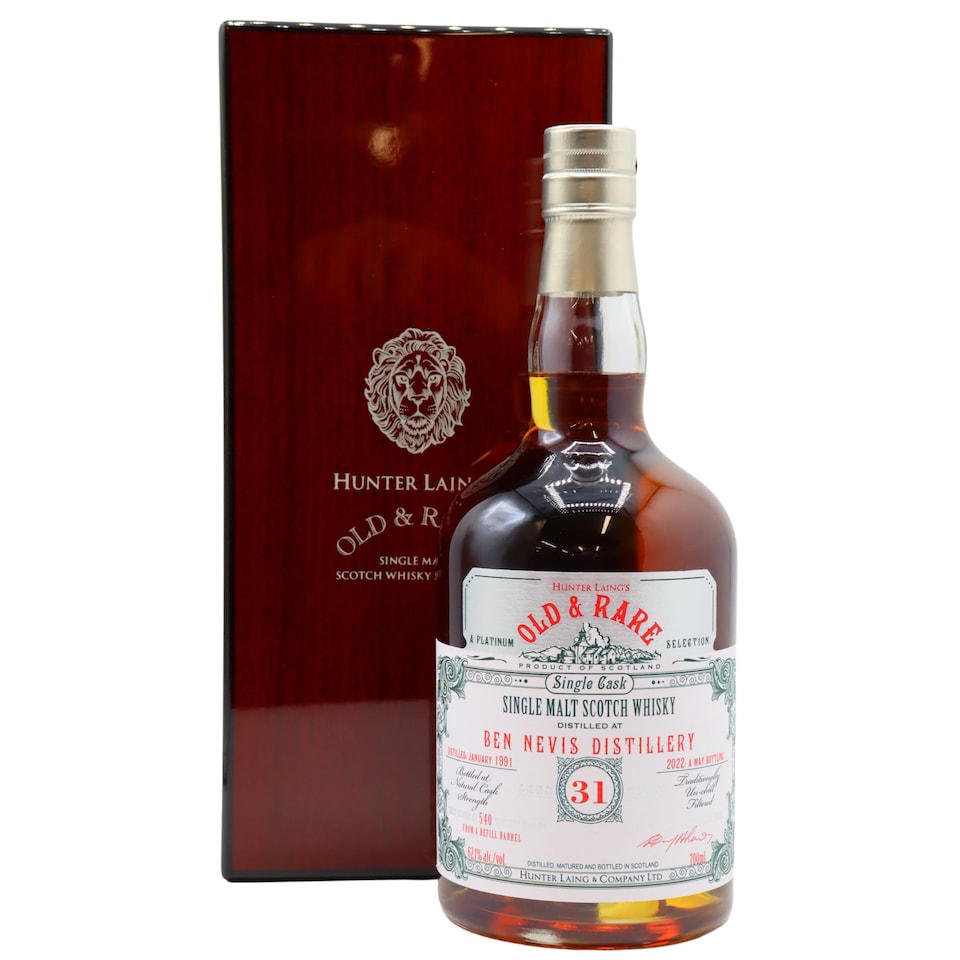 image 1 of Ben Nevis - Old And Rare - Single Oloroso Sherry Cask 1991 31 year old Whisky | Multi | Ben Nevis - Old And Rare - Single Oloroso Sherry Cask - 1991 31 year old Whisky 70cl 62.1% ABV | 1