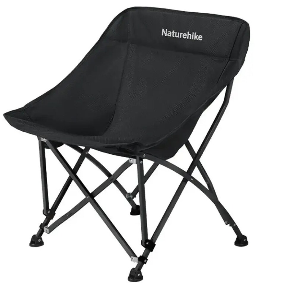 image 1 of All-Terrain Contoured Moon Chair | Black | Black