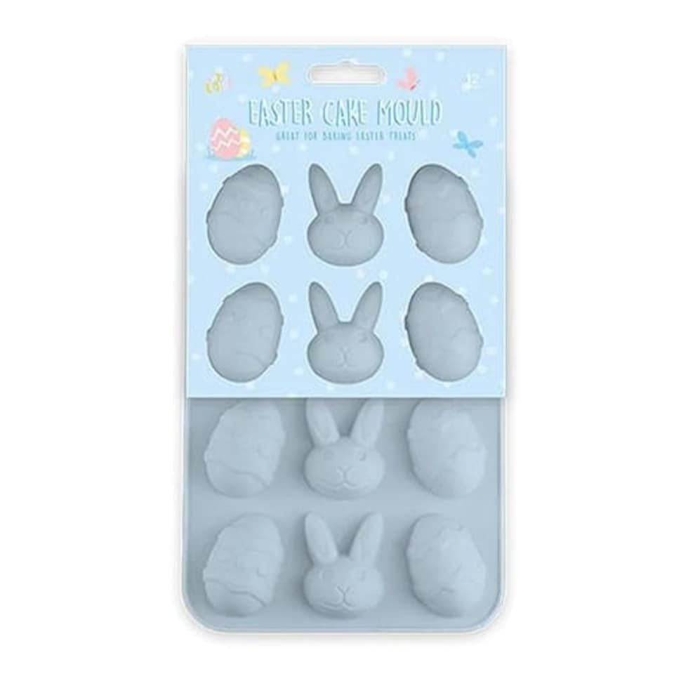 Easter Character Pastel Blue Silicone Non-Stick Cake Mould | Blue
