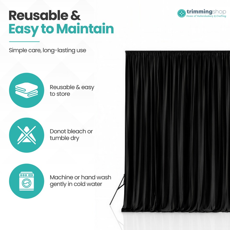 image 1 of 3x6M Velvet Photography Background, 190GSM Polyester Washable Backdrop