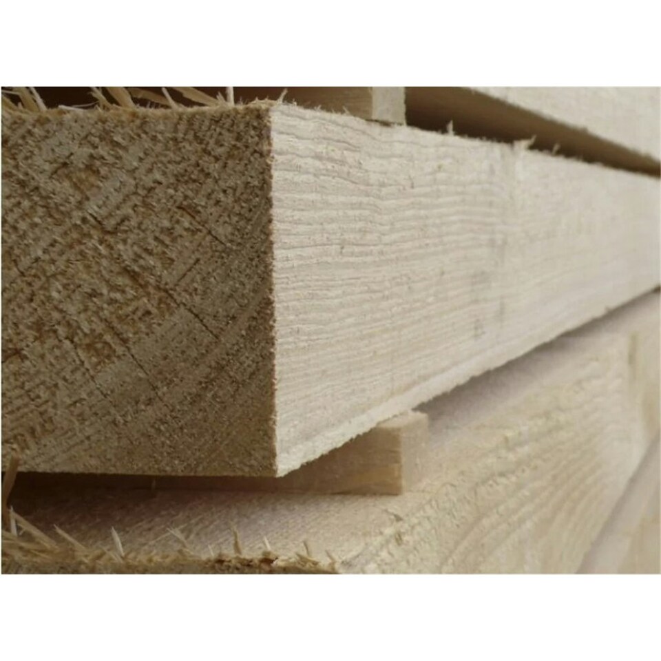image 1 of PACK OF 15 (Total 15 Units) - 100mm x 200mm (8" x 4") Sawn Timber Carcassing Wood Softwood Timber - 2.4m Length