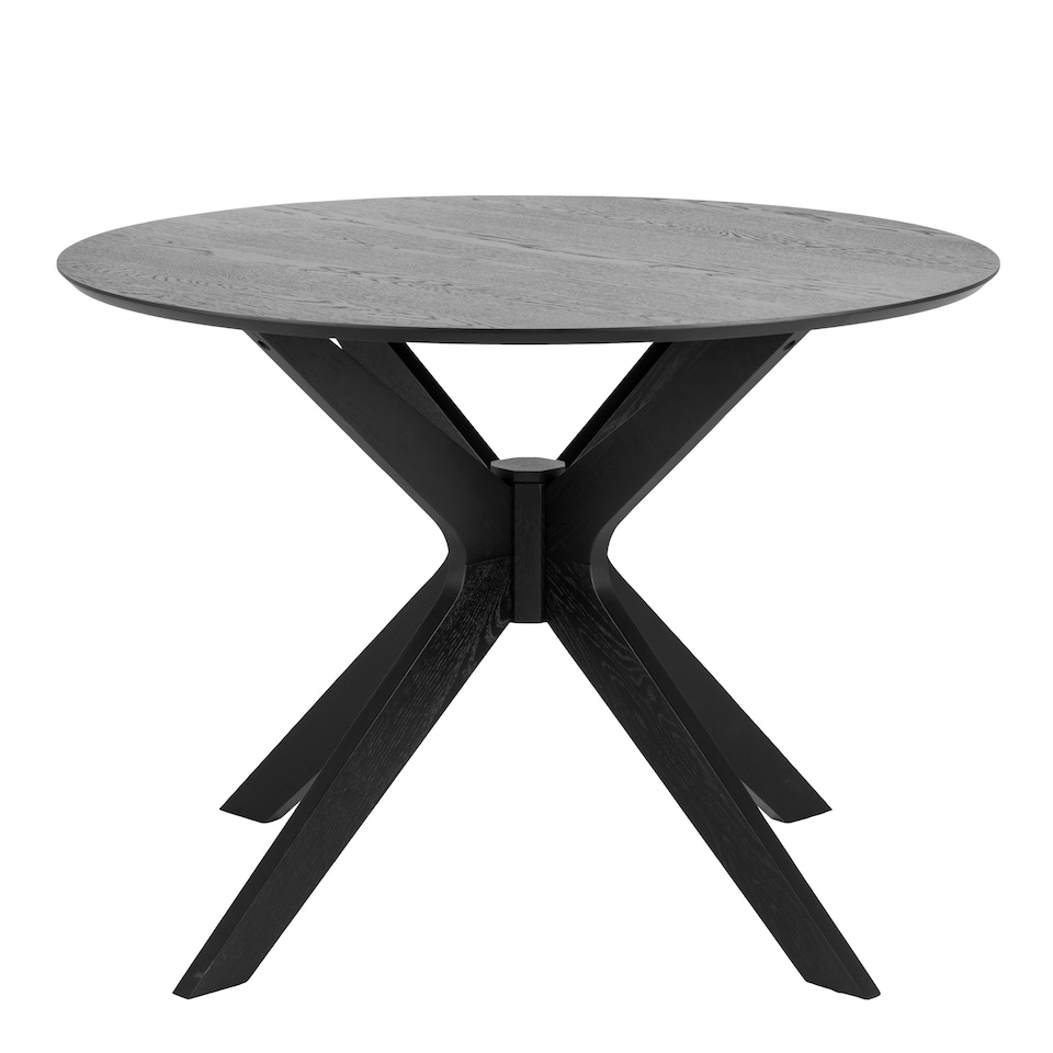 image 1 of I_Duncan Round Coffee Tablein Black 105x75cm