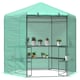 image 1 of Outsunny 196 x 215CM Walk In Greenhouse 3-Tier Garden Hexagon Grow Flower Plants