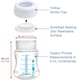 image 4 of Wide-Mouth Milk Storage Collection Bottle with SureSeal Sealing Disk; 6pc