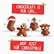 image 1 of Chocolate Is For Life... Not Just For Christmas! - Funny Christmas Card
