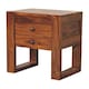 image 4 of ArtisaN Furniture Solid Wood U-Square Honey Bedside