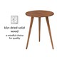 image 5 of Judy Round Solid Mango Wood Side Table with Tripod Legs for Bedroom