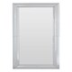 image 1 of Interiors by Premier Silver Frame Large Rectangular Wall Mirror Silver