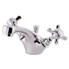 Balterley Kingsley Traditional Crosshead Mono Basin Tap & Pop Up Waste