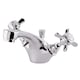 image 1 of Balterley Kingsley Traditional Crosshead Mono Basin Tap & Pop Up Waste