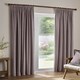 image 2 of Yard Heavy Chenille Room Darkening Pencil Pleat Curtains, Mauve, (W) 168 x (D) 229cm | Purple | Mauve | 1