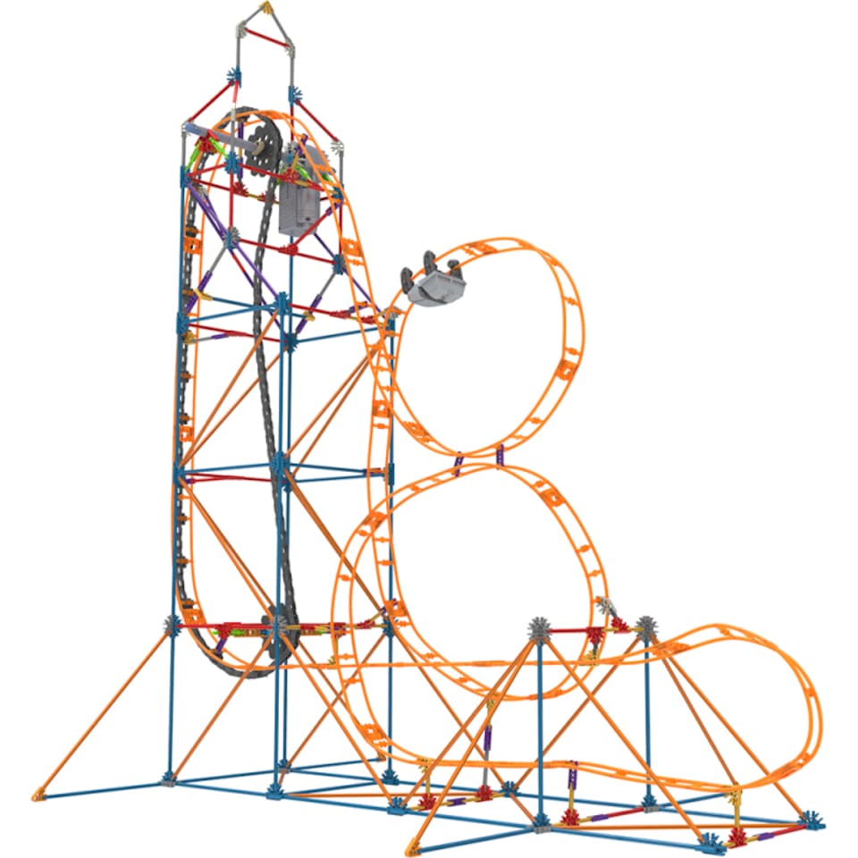 image 1 of K'NEX KN80216 Thrill Rides Amazin' 8 Roller Coaster