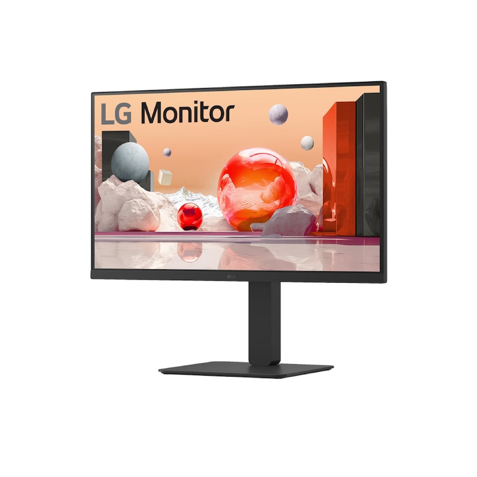 image 1 of LG 27BA650-B.AEK 27-Inch IPS Full HD 100 Hz Height Adjustable Built in Speakers USB-