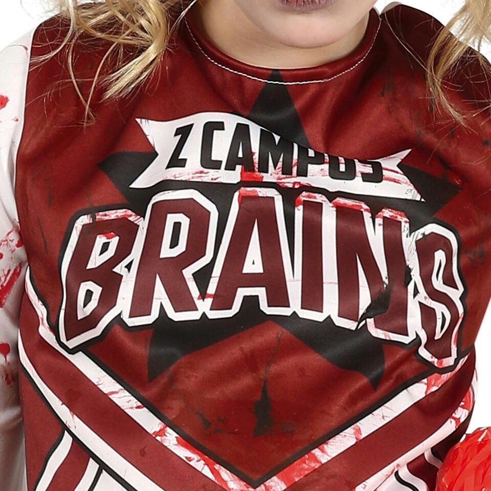 image 1 of Fancy Dress Child Zombie Cheerleader - 7-9 Years