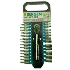1/4" Drive Metric Sockets And Accessory set 4 - 13mm 27pc Torx / Hex / Bits