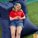image 5 of Icon Adults Giant Indoor Outdoor Floor Cushion Bean Bag, Navy
