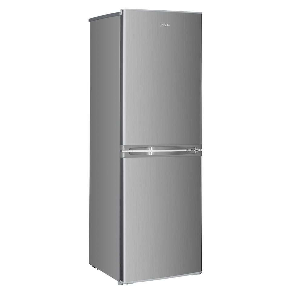 image 1 of HYE 50-50 Freestanding Fridge Freezer, 142 Litre, 48cm, Silver - RF01FF142S01