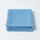 image 3 of Homescapes Organic Cotton Waffle Baby Blanket Blue - 90 x 112 cm | Blue