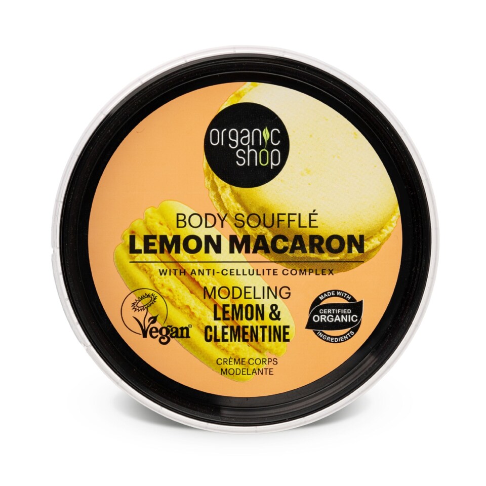 image 1 of Organic Shop LemonMacaron BodySouffle Lemon&Clementine 250ml
