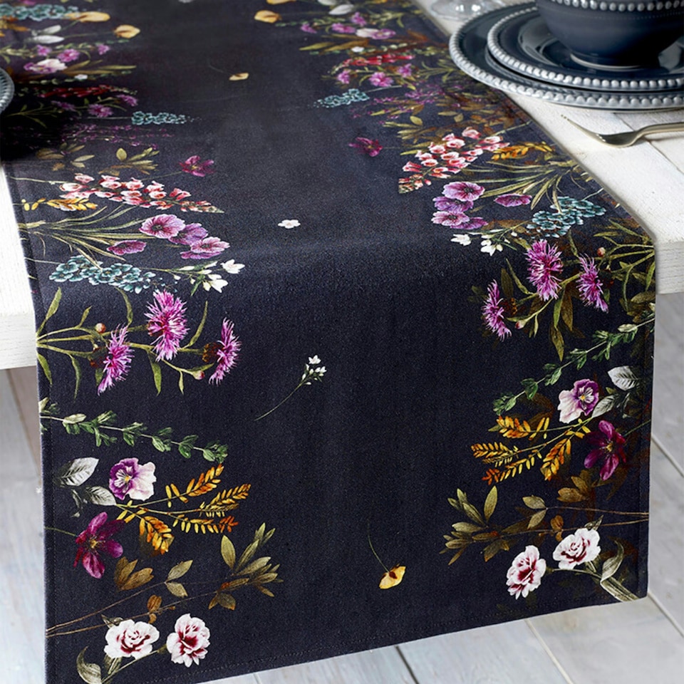 image 1 of MM Living Floral Design Cotton Maisie Runner 200 x 400cm