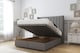 image 2 of Sloomy Falcon Pewter Dumfries Ottoman Bed With Mattress With 54" Wingback Headboard 2'6 Small Single