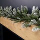 image 5 of 2.7m x 25cm Snow Tipped Plain Christmas Garland with 200 Tips