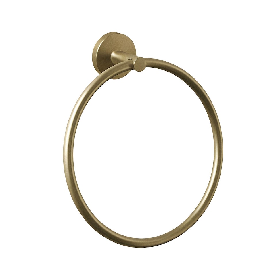 image 1 of COSMIC Towel ring, 20cm, Matt gold, Anti-corrosion, Start Collection