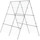 image 1 of Outsunny Garden Cucumber Trellis for Climbing Plants, A-Frame Trellis Plant Support with Climbing Net, DIY Adjustable Cucumber Support Frame for Raised Bed, Vegetables, Flowers, Fruit, Green