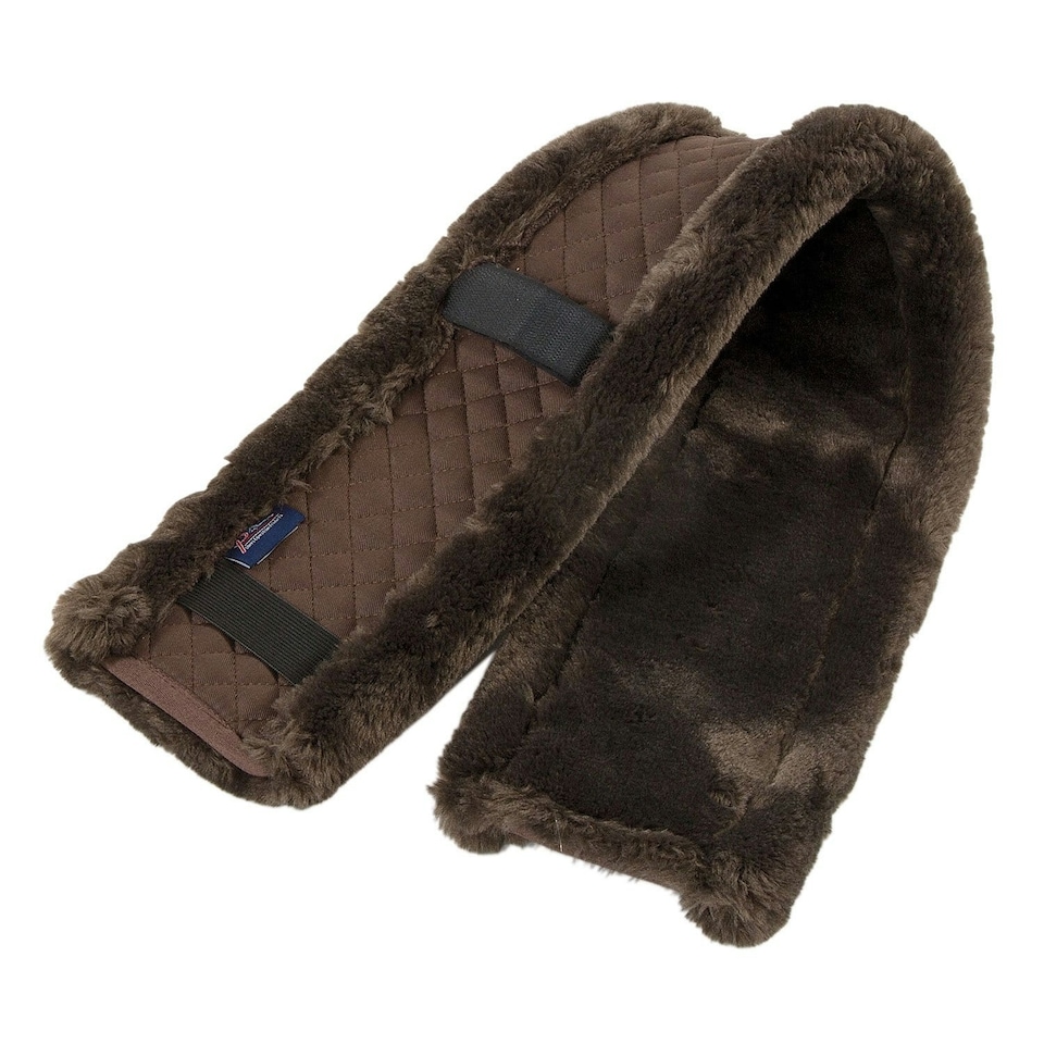 image 1 of Performance SupaFleece GP Horse Girth Sleeve - Brown - 24in