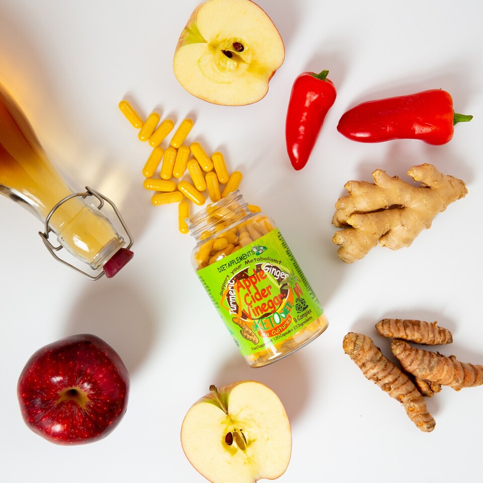 image 1 of Dietapplements Apple Cider Vinegar with the Mother, Vitamins, Minerals Complex