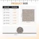 image 3 of NOVECRAFTO Self Adhesive Vinyl Floor Tiles 45x45cm Carpet Effect Peel and Stick