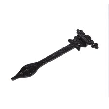 Hammer & Tongs Ornate T-Hinge - W310mm - Black | Black | Black