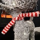 image 5 of 51cm Battery Operated Rattan Woven Blitzen Reindeer with Warm White LEDs